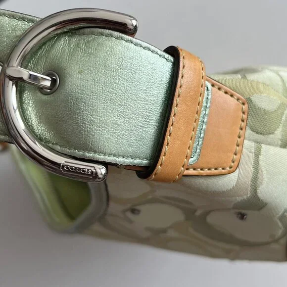 Coach Optic Signature Monogram Ladybug Mini Hobo Bag - Picture 10 of 13